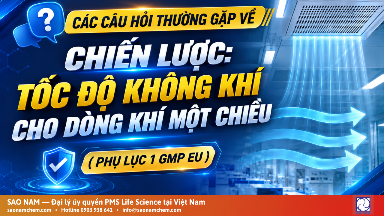 Các Câu Hỏi Thường Gặp về Tốc Độ Không Khí cho Dòng khí một chiều. ( Phụ Lục 1 GMP EU )